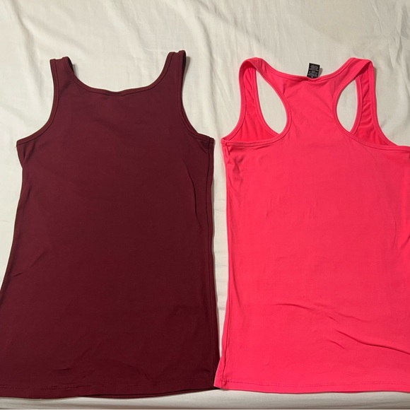 Rue21 Tank Tops, Burgundy and Bright Pink, both size Medium - Picture 2 of 6